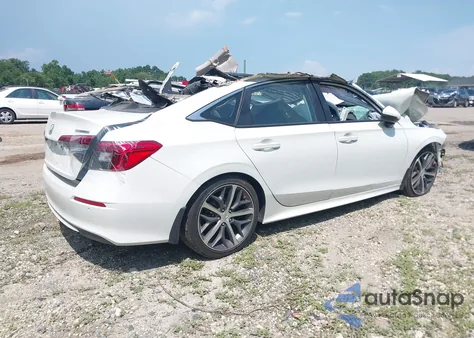 2023 Honda Civic Touring z USA, uszkodzony, nr VIN 2HGFE1F97PH313478